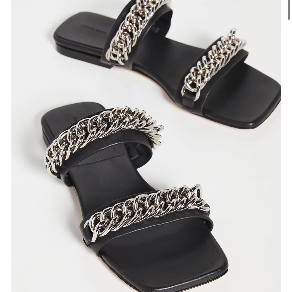 Anine Bing Tony Chain Sandals, Size 39 (US9)